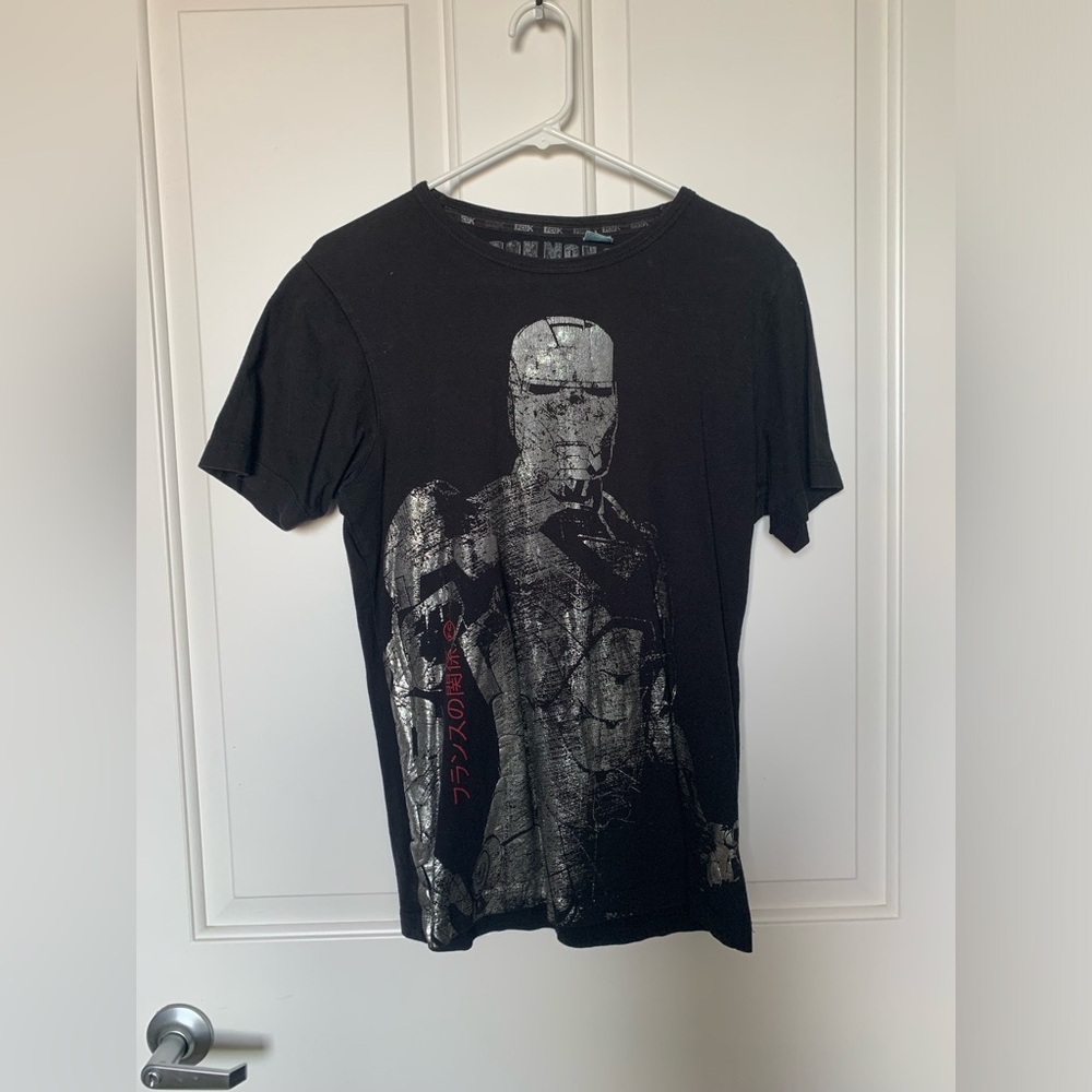 Limited Edition Mens Marvel x FCUK Iron men Short sleeve Shirt Size Small